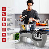 Afilador de cuchillos de cocina – Gris