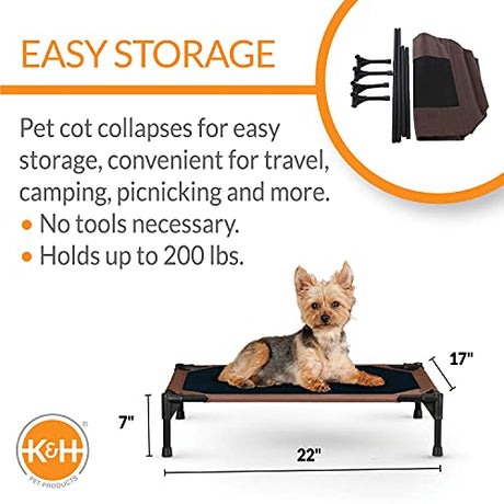 K&amp;H Pet Products - Cama elevada para perros