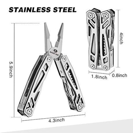 Mossy Roble Multiherramienta, 21 en 1 cuchillo de bolsillo