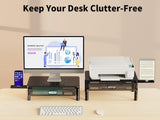 Soporte Monitor Zimilar Ajustable con Cajón y Soporte Móvil