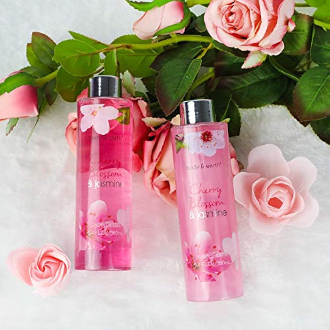 Cesta de regalo con aroma de cerezo y jazmín