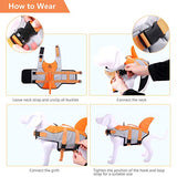 ASENKU Chaleco salvavidas para perros, chaleco flotante para mascotas, salvavidas, para la seguridad del agua de la piscina, la playa, la lancha