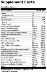 Bariatric Fusion - 60 unidades de masticables con vitaminas