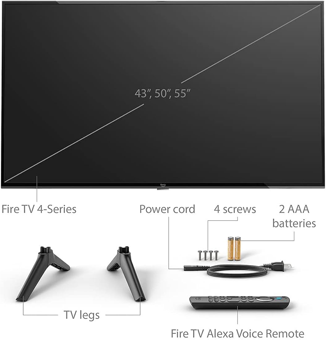 Televisión inteligente Amazon Fire TV 4-Series de 50