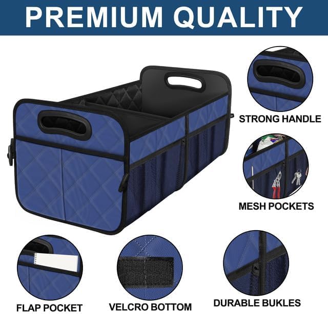 Organizador de Maletero Deosk, 50L, 6 Bolsillos, Plegable