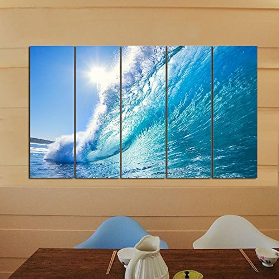 Olas de mar lienzo