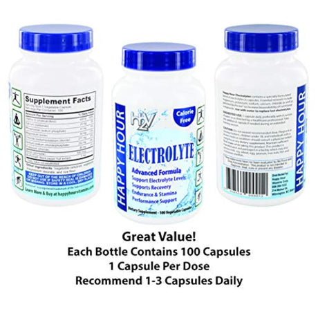 Pastillas electrolito de Happy Hour Vitaminas 