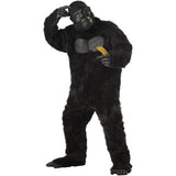 Disfraz de gorila completo talla grande para hombre
