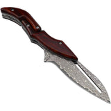 Cuchillo plegable parte trasera redonda