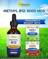 Vitamina B12 Sublingual líquido gotas  5000 MCG suplemento