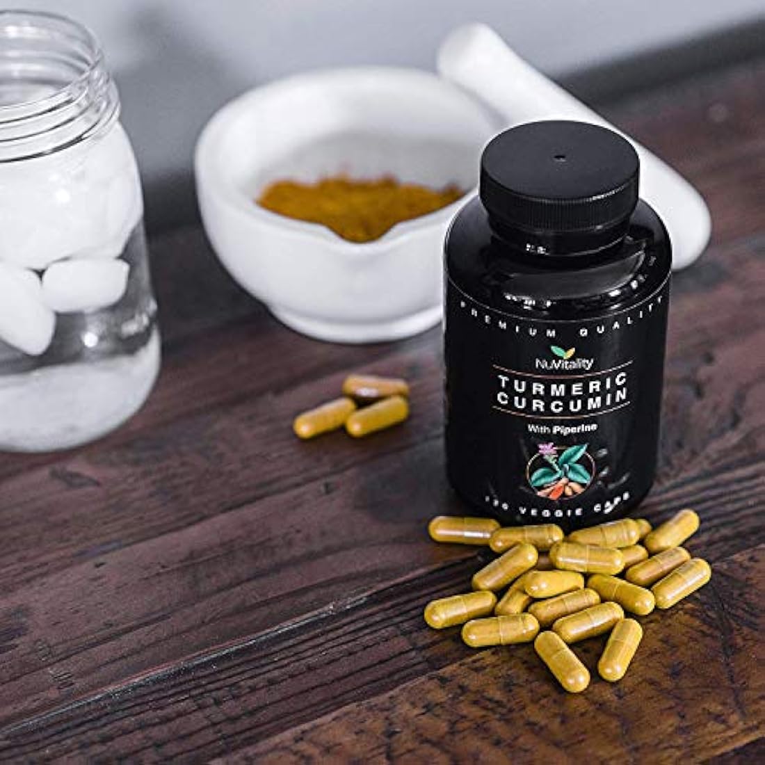 Curcumina de cúrcuma con piperina NuVitality
