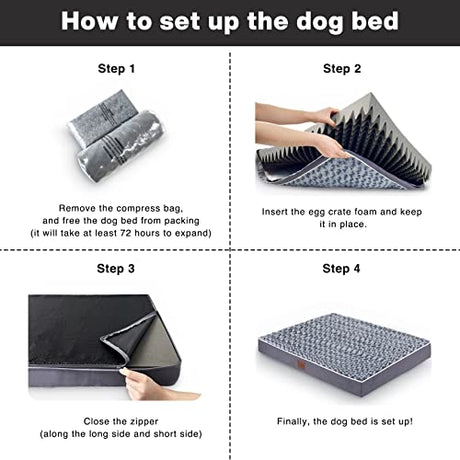 Cama grande para perros grandes ortopédica para mascotas
