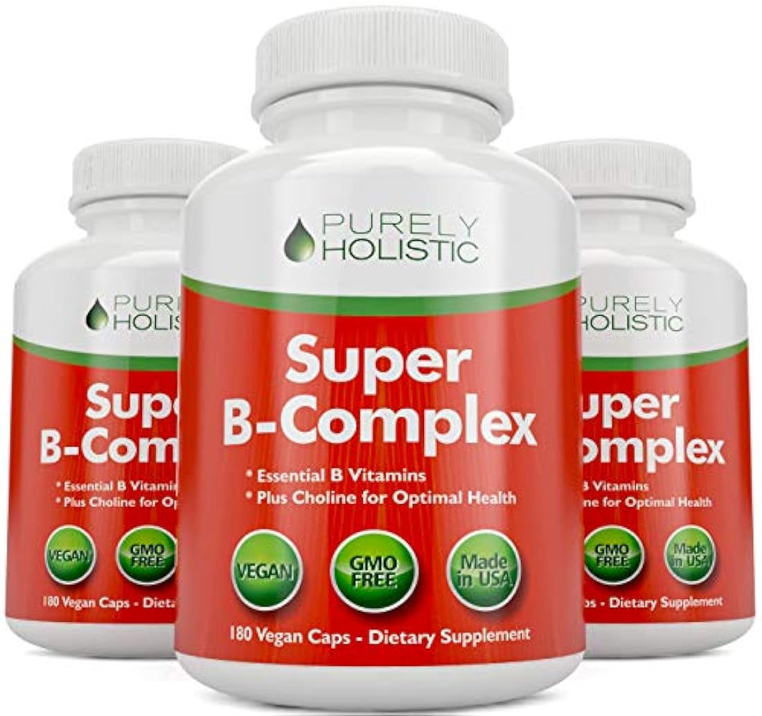 Complejo de vitamina B - 8 vitaminas del complejo Súper B