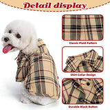 Camisa para perros pequeños disfraz de solapa de gato