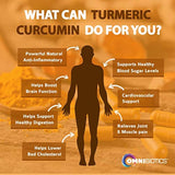 Suplemento de cúrcuma y curcumina orgánica de 0.05 oz