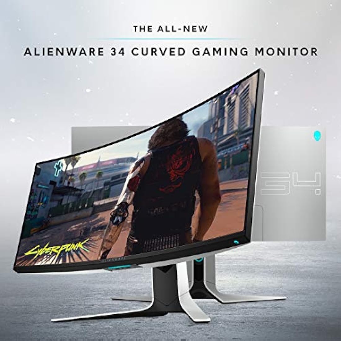Alienware monitor C - Luz LED IPS (34 pulgadas), Luz lunar