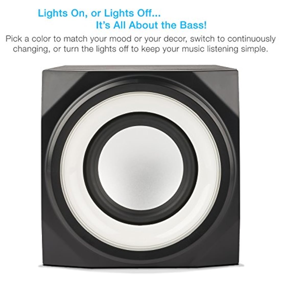 Altavoces Bluetooth con luces LED