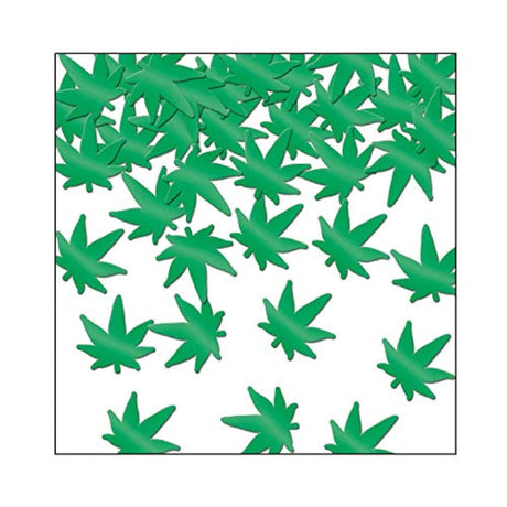 Beistle, 4 onzas Fanci Fetti Weed (verde)