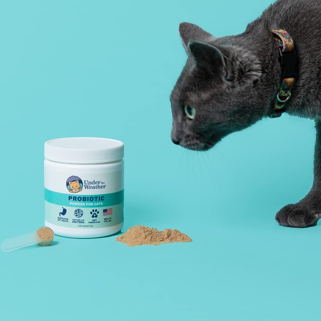 Suplementos Probióticos para mascotas en polvo para gatos