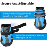CovertSafe&amp; - Botas para perros antideslizantes, botines impermeables para exteriores, zapatos para perros medianos y grandes 4 unidades