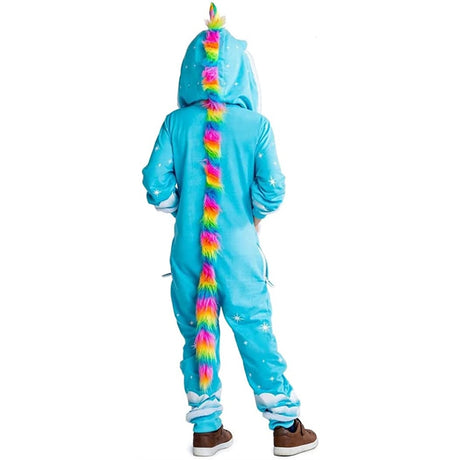 Disfraces de unicornio azul claro para Halloween talla XS