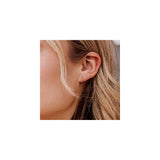 Aretes hipoalergénicos de acero inoxidable para mujer
