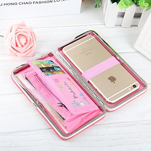 Cartera con lazo para mujer, monnedero y tarjetero