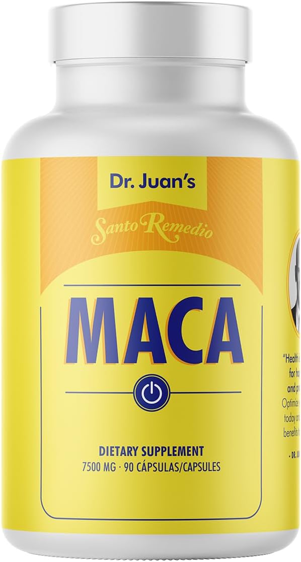 Santo Remedio Maca Suplemento Energía 750mg 90caps