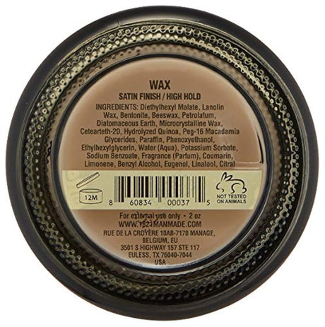 Cera para el cabello para hombre con bajo brillo 7.25 oz