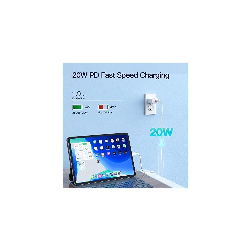 Cargadores rápido USB-C de 20 W para iPad Air tableta