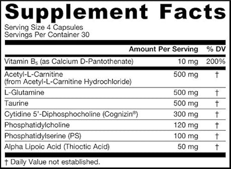 Suplemento dietético Neuro Optimizer de Jarrow Formulas