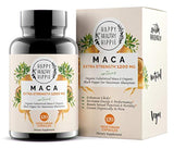 Complemento orgánico  maca Raíz 1200 mg-Vegano gelatinizado