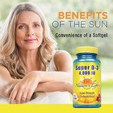 La vida de la naturaleza Super D-3, 4000 IU, 100 softgels