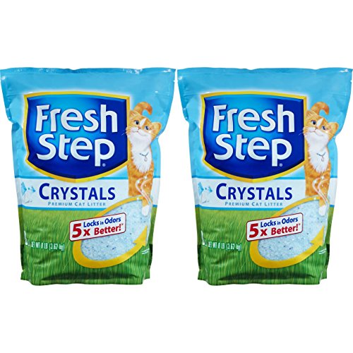 arena para gatos aglomerante perfumado 2 bolsas de 8 libras
