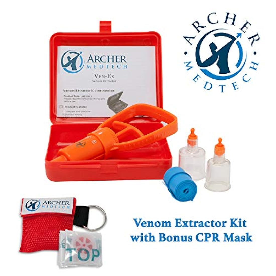 Ven-Ex - Kit de picadura de serpiente, abeja, suministros