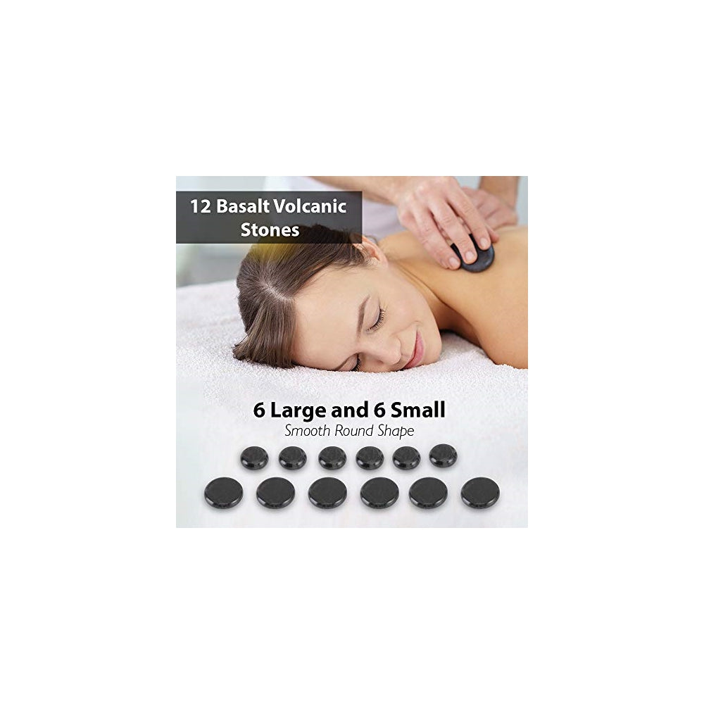 Sistema portátil de masaje con piedras Caliente PSLMSGST40