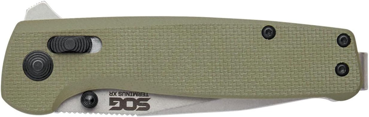 Cuchillos plegables ambidiestros EDC Terminus XR G10