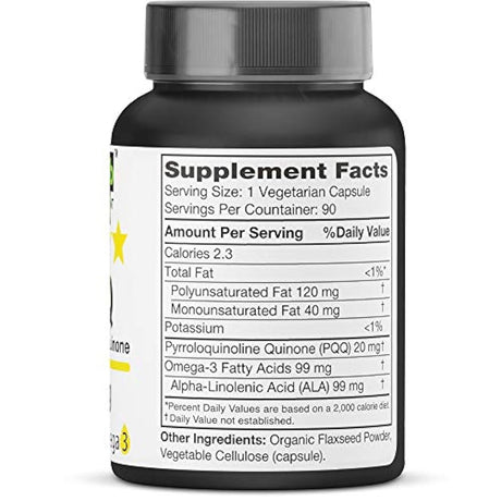 PQQ 20 mg Suplemento BioPQQ Piroloquinolina Quinona