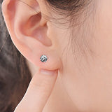 6 pares de aretes de aleación para mujer
