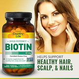 Biotin High Potency 10 mg 120 cápsulas de veg