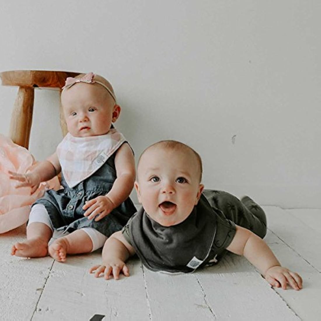 Parker Baby Bandana Drool Bibs  Pack de 8 baberos para niños