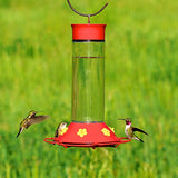 Perky-Pet 209B Our Best - Comedero de colibrí de vidrio, rojo, 30 onzas