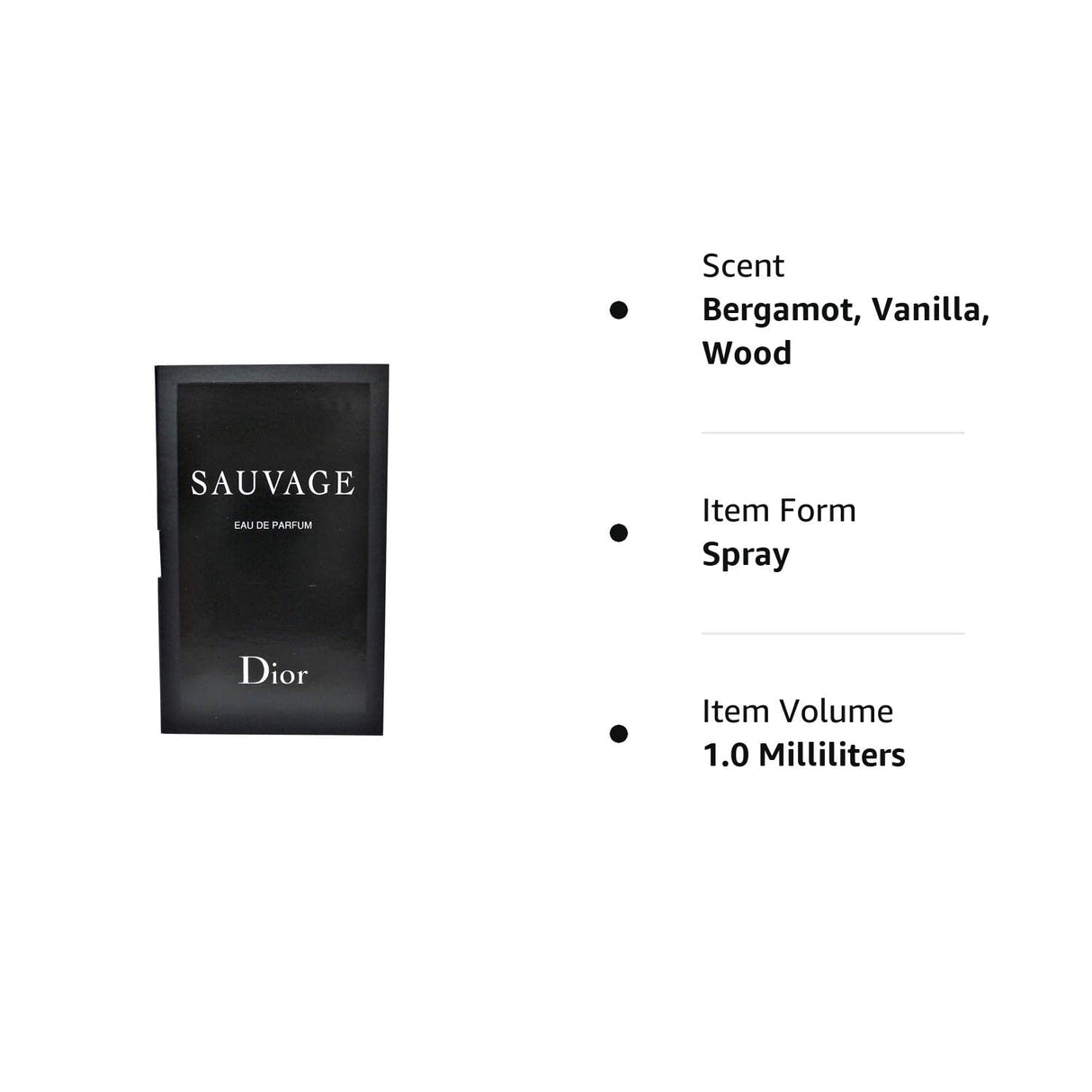 Muestra de Perfume Sauvage Eau de Parfum 2018 en Spray