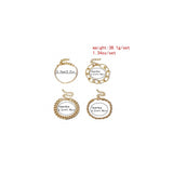 Pulseras Juego de 4 pulseras de cadena de plata para mujer