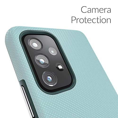 Crave Dual Guard para Samsung Galaxy A53, funda de doble capa de protección a prueba de golpes para Samsung Galaxy A53 5G, color aguamarina