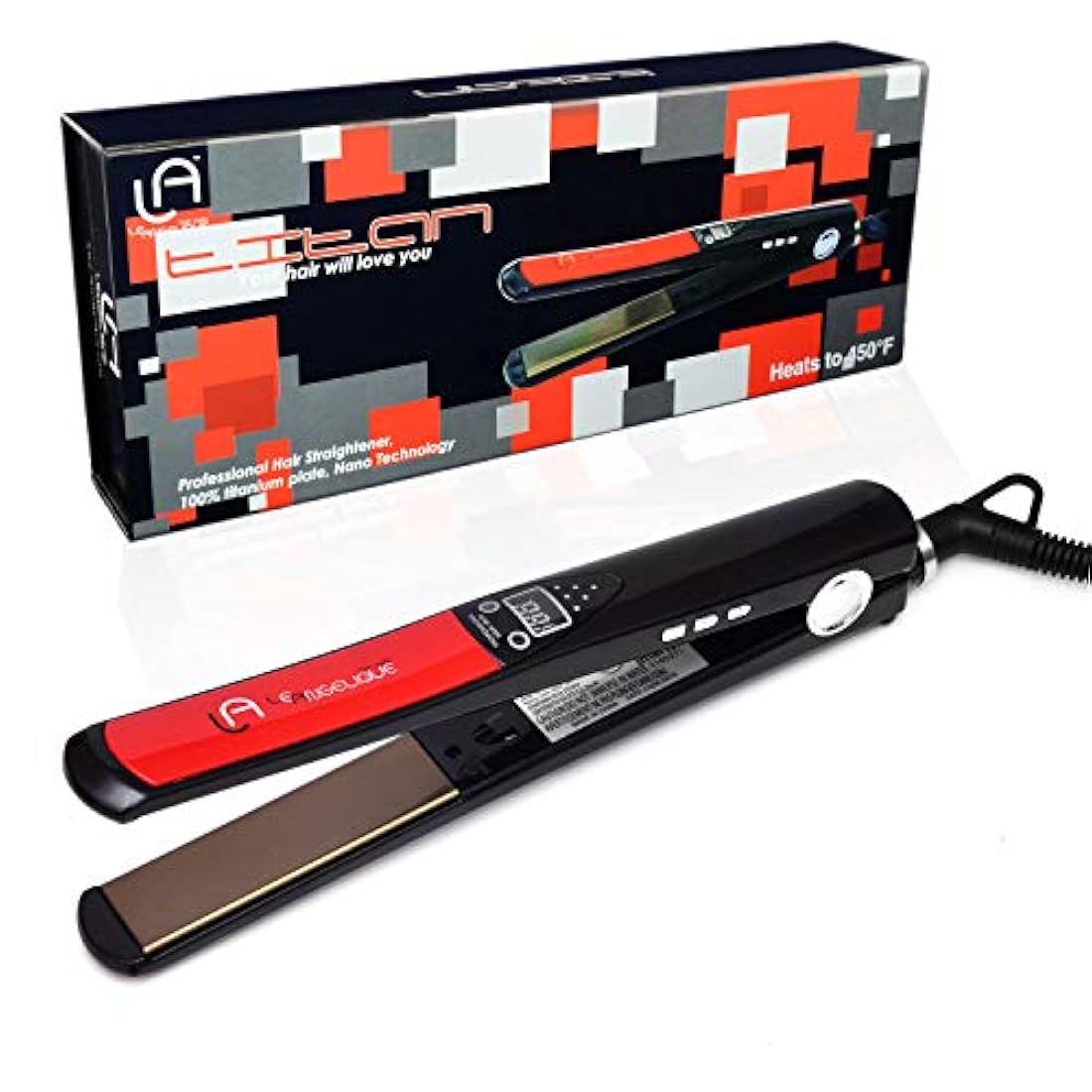 Plancha alisador de cabello Voltaje Dual 110 V-240 V