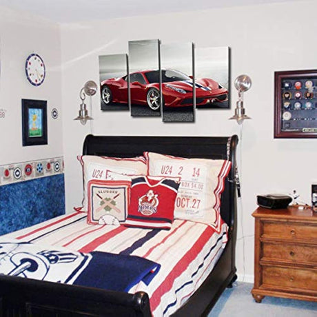 Meigan - Lienzo decorativo para pared, diseño de Ferrari