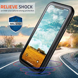 Eonfine - Carcasa para iPhone X y iPhone Xs de 5.8 Negro