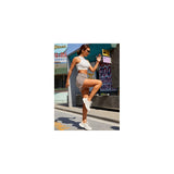 Shorts cortos deportivos de cintura alta talla M