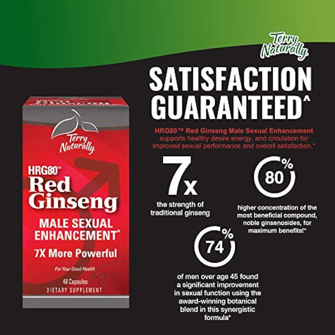 Terry Naturalmente HRG80 Mejora sexual masculina de ginseng